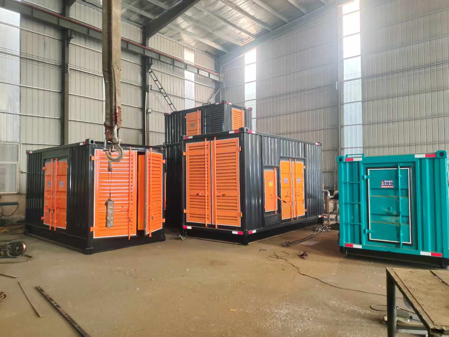 隆昌500kw柴油发电机组可以带动多少功率设备？